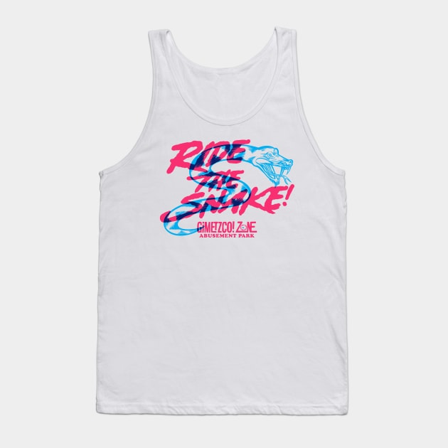 Ride the snake - G’Zap! Front/back Tank Top by GiMETZCO!